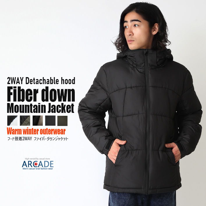 ARCADE（アーケード） デュスポ 中綿ジャケット メンズ アウター 中綿