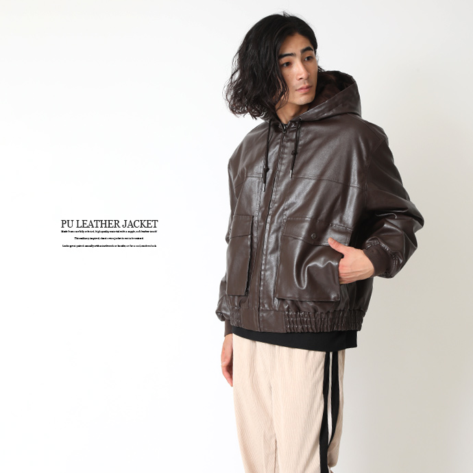 ARCADE（アーケード） 半額セール PUレザージャケットヴィンテージ加工