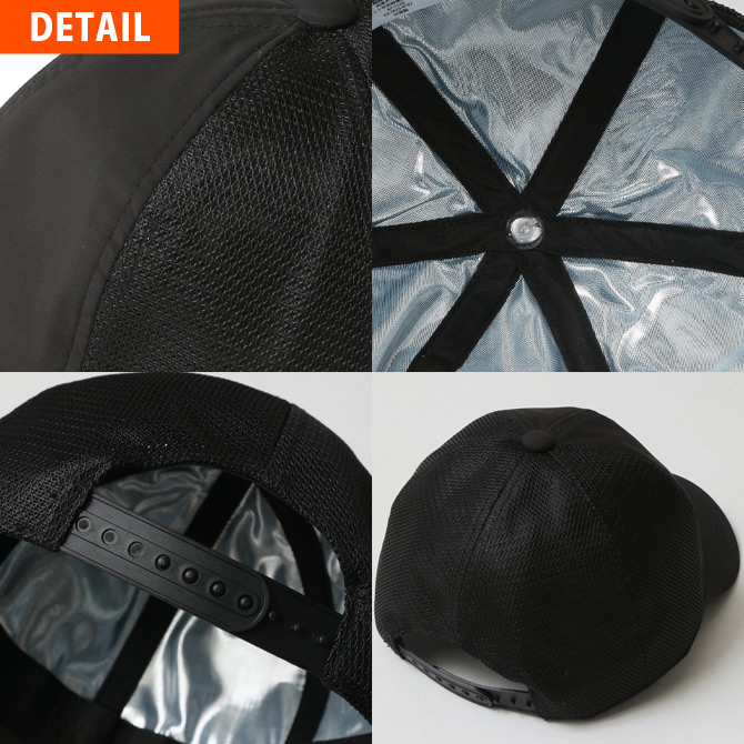 遮熱 帽子 体感-13.7℃ 熱中症対策 メンズ 無地 メッシュキャップ 遮熱通気MESH CAP/爆買 | ARCADE | 05