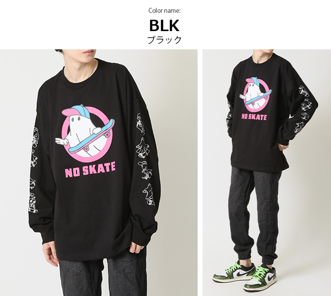 MEDM 半袖Tシャツ ロゴ オバケ プリント 大人気 男女兼用 ロング ARCADE オバケプリント Tシャツ メンズ 長袖Tシャツ おばけT