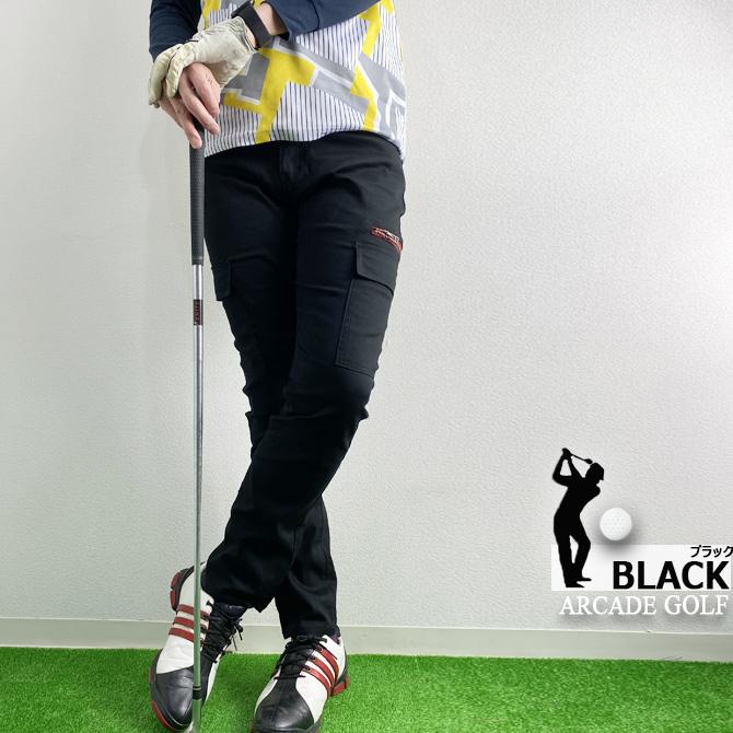 ゴルフパンツ メンズ ストレッチ ゴルフウェア 激安の カーゴパンツ 細身 スポーツ 美脚 ウェア ギフト ゴルフ用品 パンツ