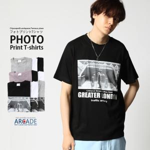 tシャツ メンズ 半袖 Tシャツ フォトプリントtシャツ メンズファッション 春 夏 フォトtシャツ...