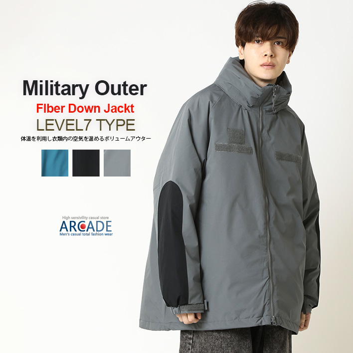 ARCADE（アーケード） 半額セール ファイバーダウンジャケット メンズ