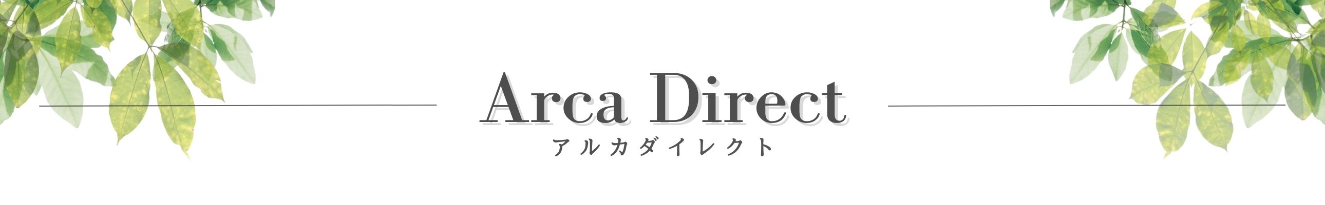 Arca Direct アルカダイレクト ヘッダー画像