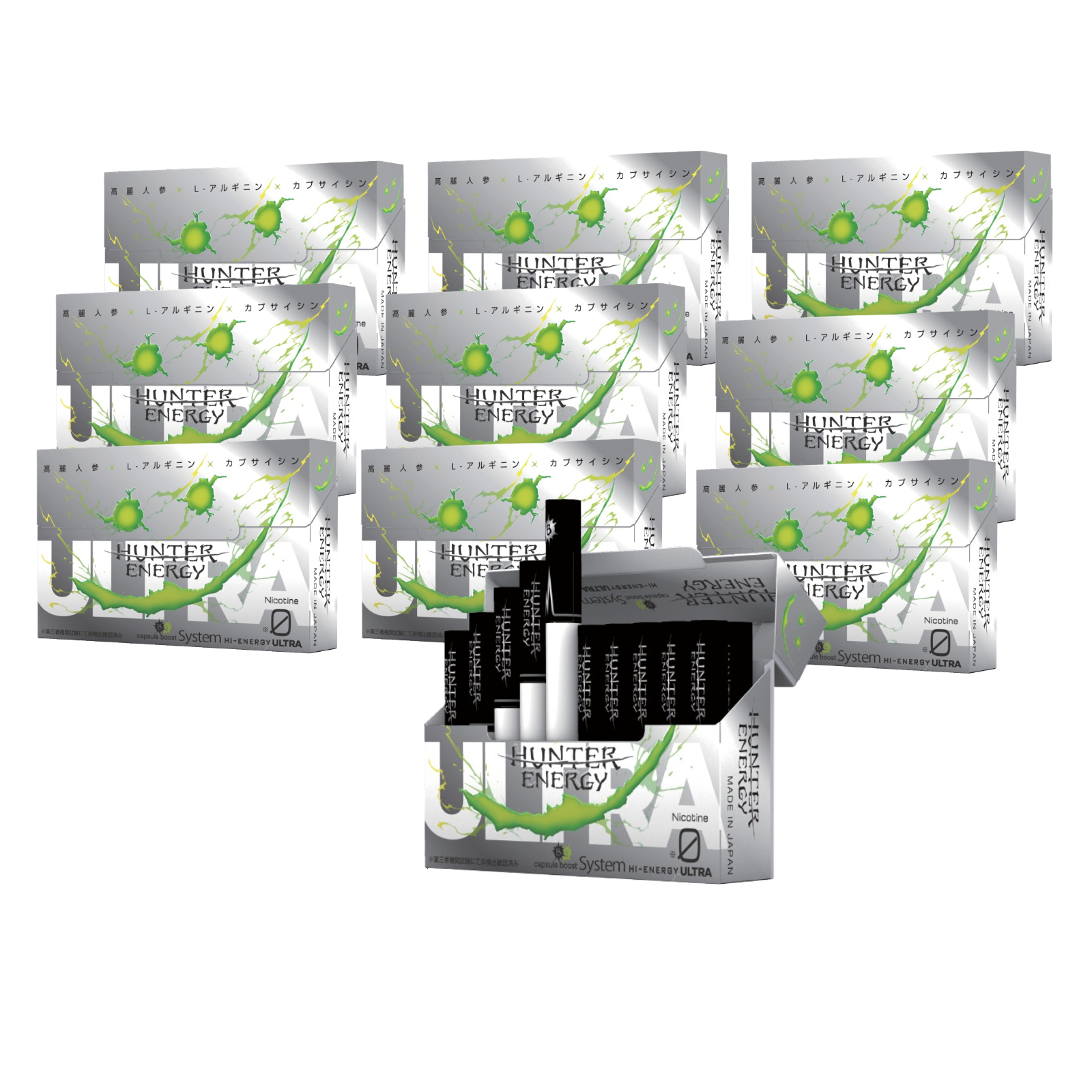 HUNTER ENERGY ハンターエナジー 吸ってエナジーMAX 1カートン