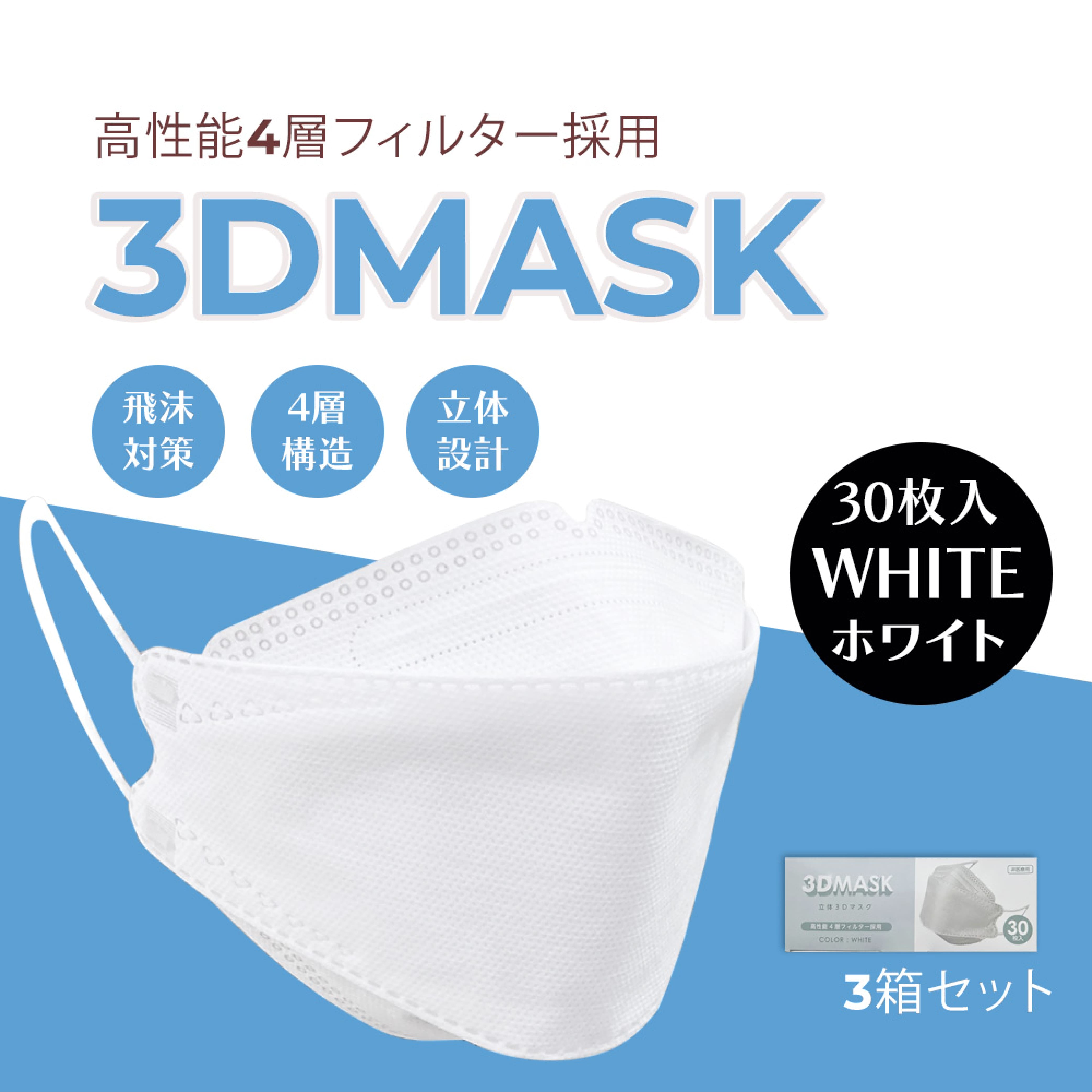 商舗 3D立体マスク ベージュ×レッド 80枚セット 韓国 小顔 セット販売 お得