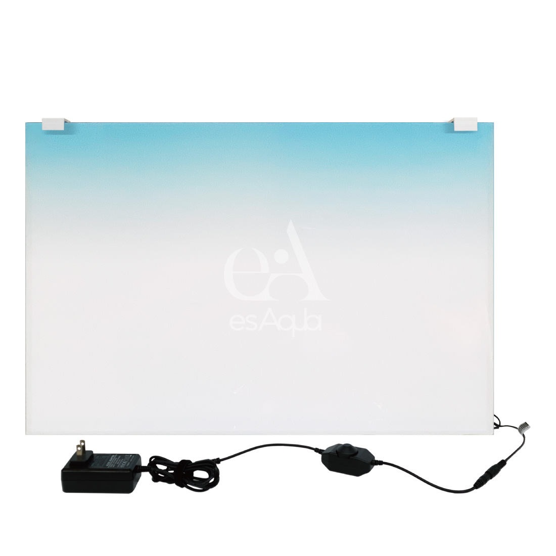 esAqua 水槽 バック スクリーン (300×300) LEDライト PSE認証 メーカー正規保証 アクアリウム ライトスクリーン【 調光器付 】  水槽ライト パルダリウム