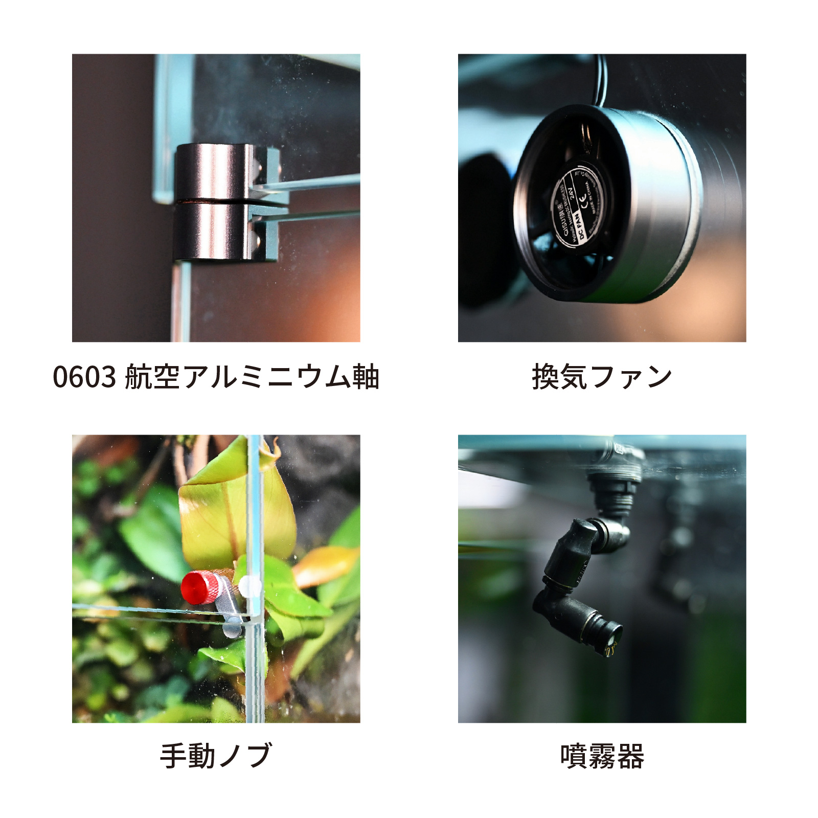 LEDSTAR 20×20 インフィニティ ハイライア テラリウム パルダリウム
