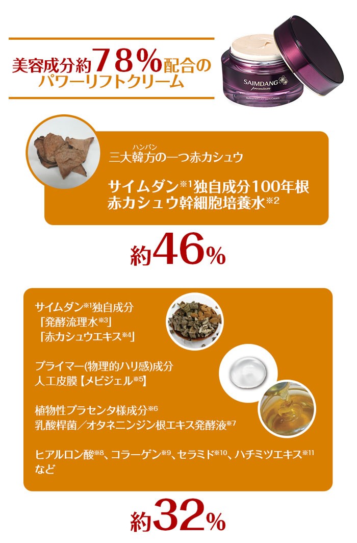 サイムダン プレミアム リファイン HASUOステム クリーム50g 保湿