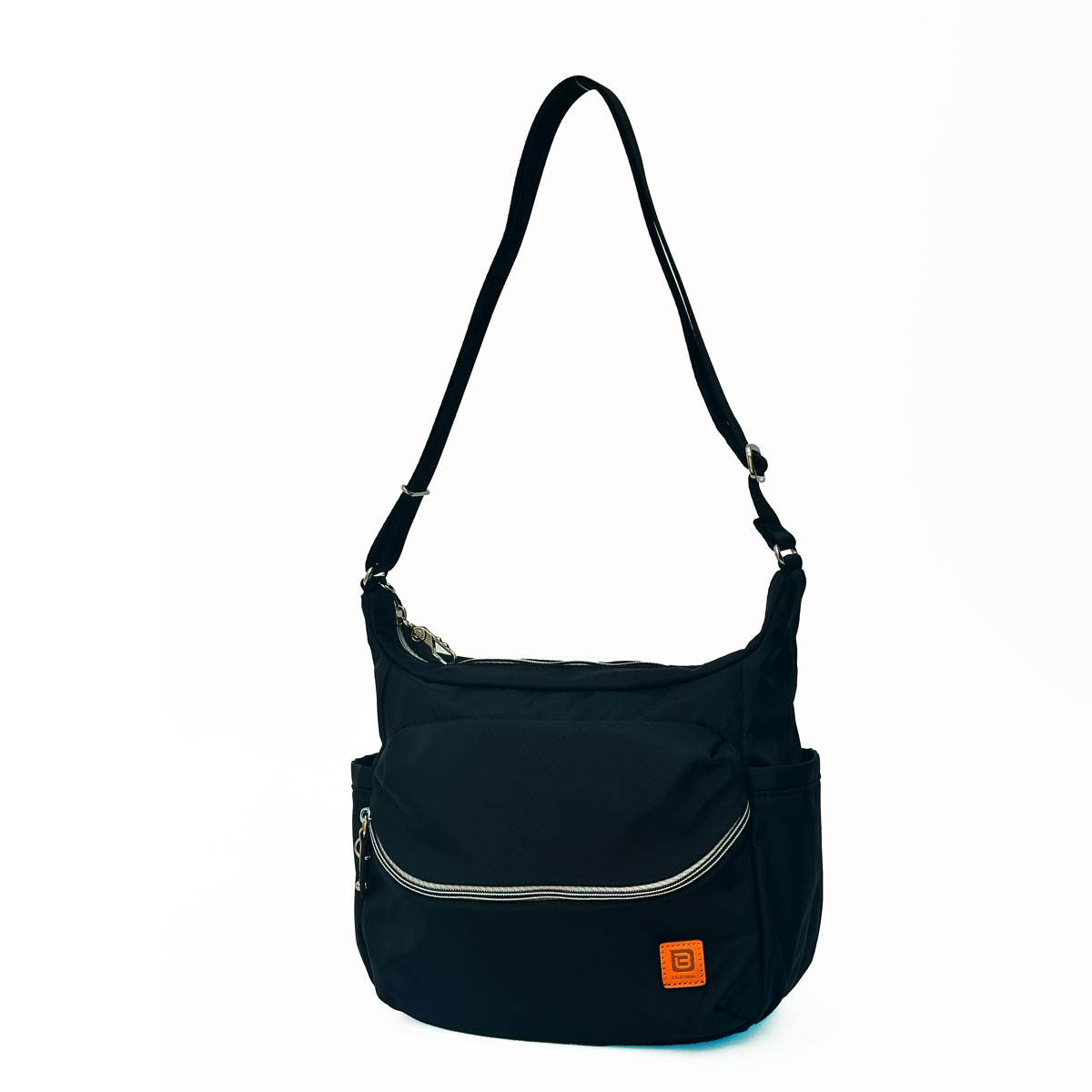 besideU ビザイユ ブラック×ピンク ショルダーバッグ 2way ショルダーバッグ レディース 斜めがけ 軽量 ナイロン バッグ ポケット