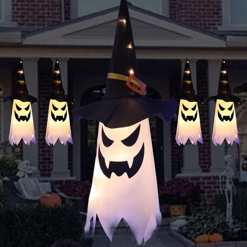 5個セット】ハロウィン LEDライト 幽霊 イルミネーション 飾り