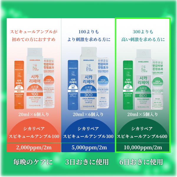 シカリペア スピキュールアンプル600 2ml×5包入 ジュナムパーフェクト