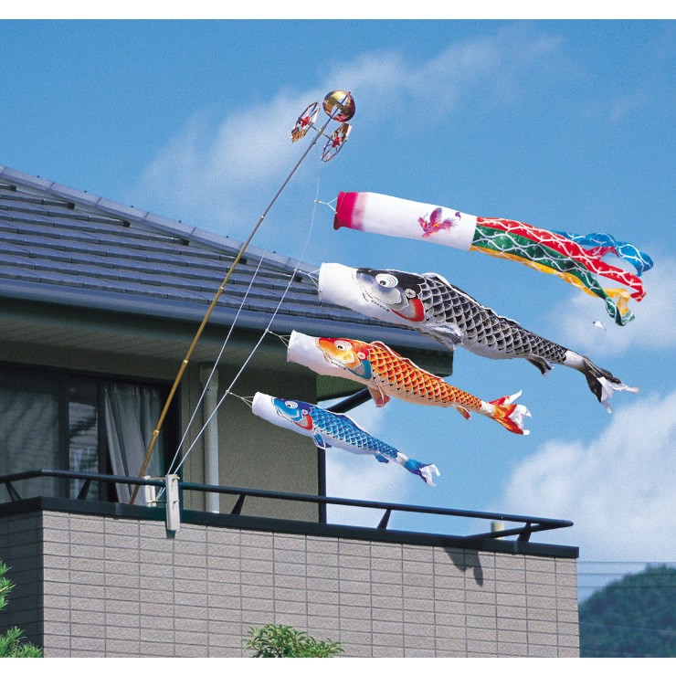 徳永鯉のぼり ロイヤルセット 吉兆2m こいのぼり 120-050 : アークス