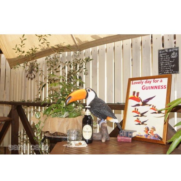 ピクチャーフレーム Lovelyday ギネスビール トゥーカン 38×27.5cm