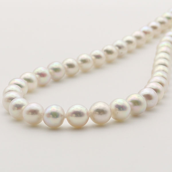 真珠 パール ネックレス あこや真珠 パールネックレス 9mm-9.5mm