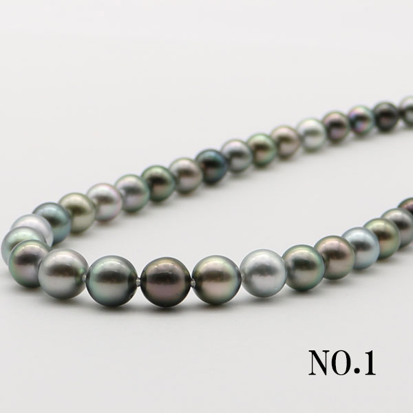 本真珠　黒真珠　パールネックレス　9-10mm 本物 パール45cm 本真珠 黒真珠 パールネックレス 9-10mm 本物 パール45cm