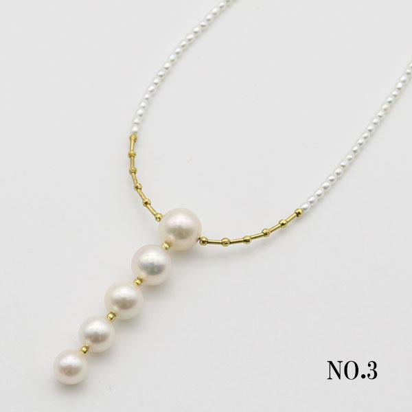２種類の、白蝶真珠ケシパールと、あこや砂芥子パールの、オメガ風ネックレス 高島屋 16連ネックレス 砂ケシパール あこや 極小 保証書 ケース