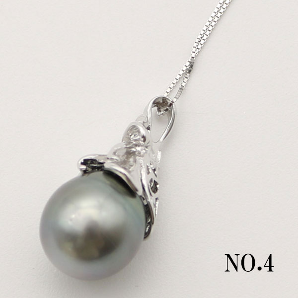 真珠 パール ペンダント 黒蝶真珠 13mm シルバー パールペンダント