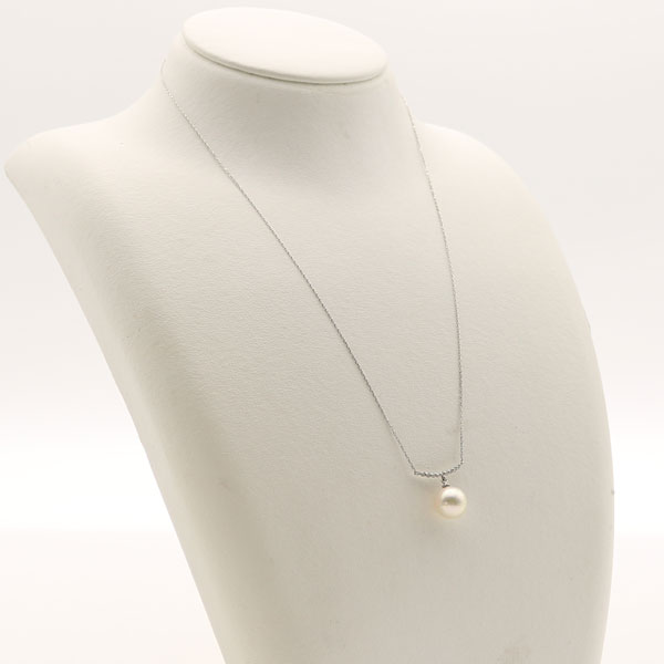 いちご　8-8.5mm ダイヤピアス と8.5-9mmダイヤネックレス 真珠 パール ネックレス あこや真珠 8.5mm-9mm ダイヤ プラチナ