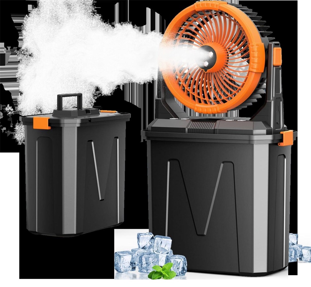 扇風機 ミストファン アウトドア扇風機 20000mAhバッテリー 噴霧機能