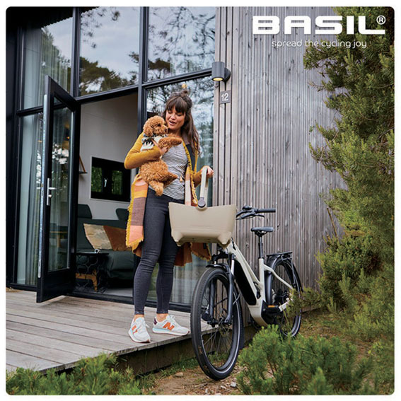 BASIL バジル BUDDY バディー ドッグ フロントバスケット 前かご 自転車 送料無料 一部地域は除く