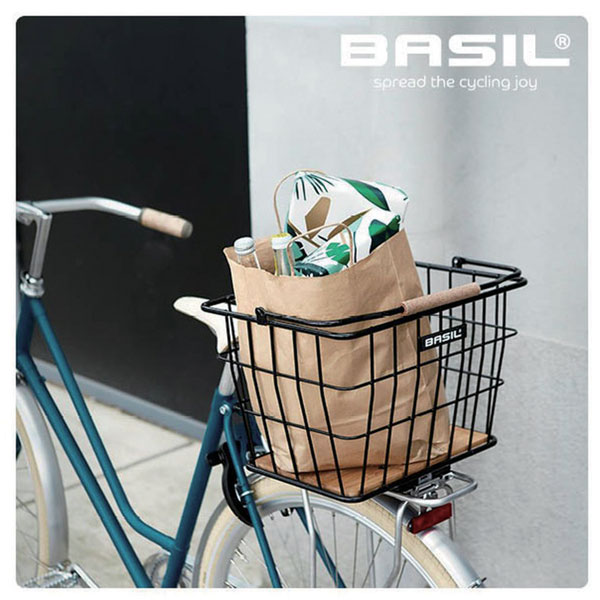 BASIL バジル ノーランド フロント/リア バスケット 自転車カゴ 自転車 送料無料 一部地域は除く : rit-014341 : アリスサイクル  Yahoo!店 - 通販 - Yahoo!ショッピング