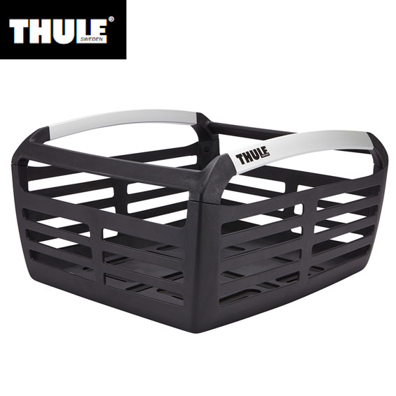 THULE スーリー 自転車用バスケット かご ブラック/ホワイト THULE（スーリー） Basket バスケット 前後両用かご 自転車 送料無料