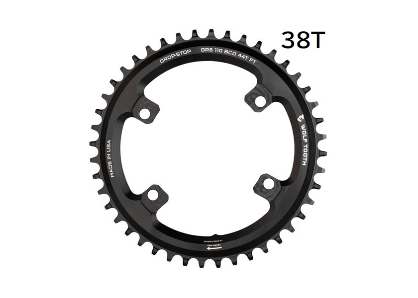 Wolf Tooth ウルフトゥース 110 BCD 4 Bolt Chainring for Shimano GRX