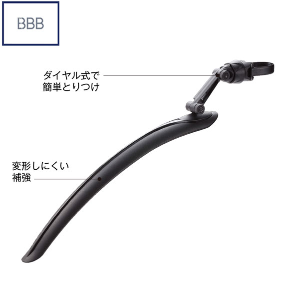 BBBさま専用 Amazon | BBB(ビービービー) フェンダー ブラック 29インチ対応