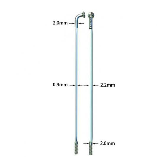 新着SAPIM CX-RAY 14G 268mm 自転車 ゆうパケット シルバー 1本単位