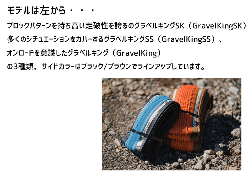 Panaracer 2本セット パナレーサー GRAVEL KING グラベルキング