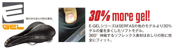 サーファス E-GELカットアウトEG-8240C サドル 自転車 : アリス