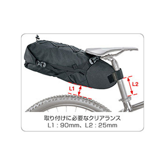 TOPEAK（トピーク） バックローダー 15 グリーン リアバッグ 自転車