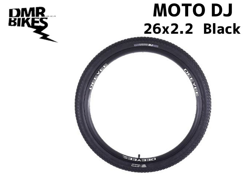 DMR タイヤ MOTO DJ 26x2.2 Black ブラック ワイヤービード仕様 自転車 