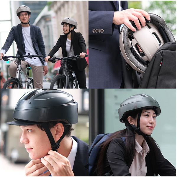 VESK（ベスク）自転車用折り畳み式ヘルメット（SGマーク取得