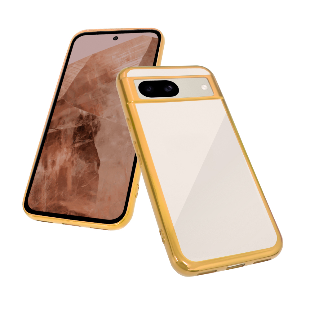 Google ピクセル9a ケース Google ピクセル8a ピクセル9 pro スマホケース ピクセル7a 8 9a 8a 7a 7 6a 6 5a 5 4a 5G クリアケース サイドメッキ シズカウィル | シズカウィル | 01