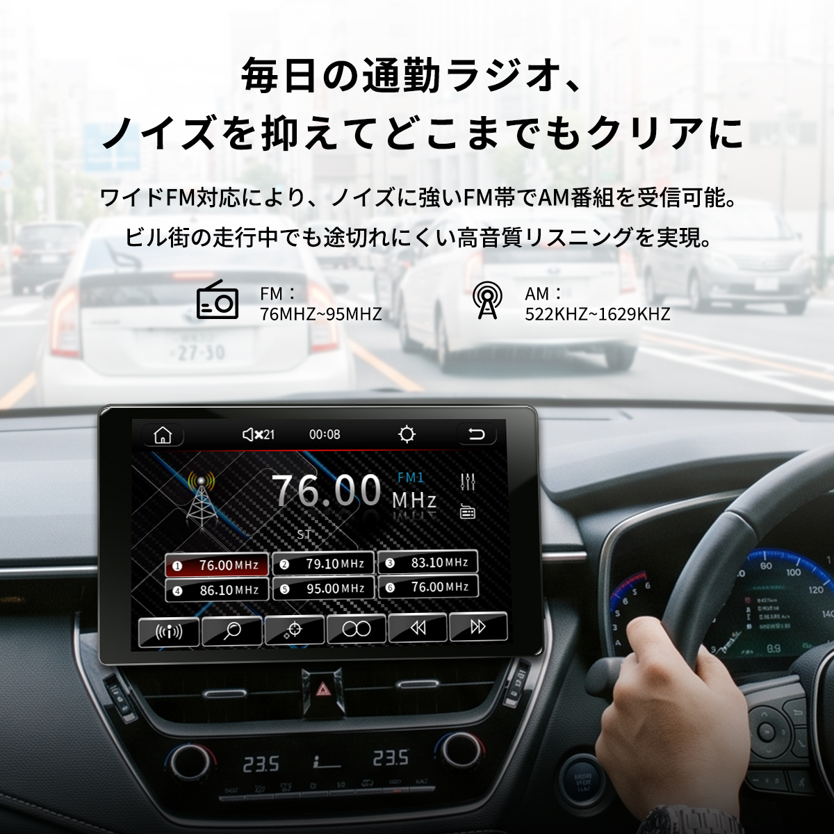 PORMIDO ディスプレイオーディオ 10.1インチ dvd cd 2din carplay カー