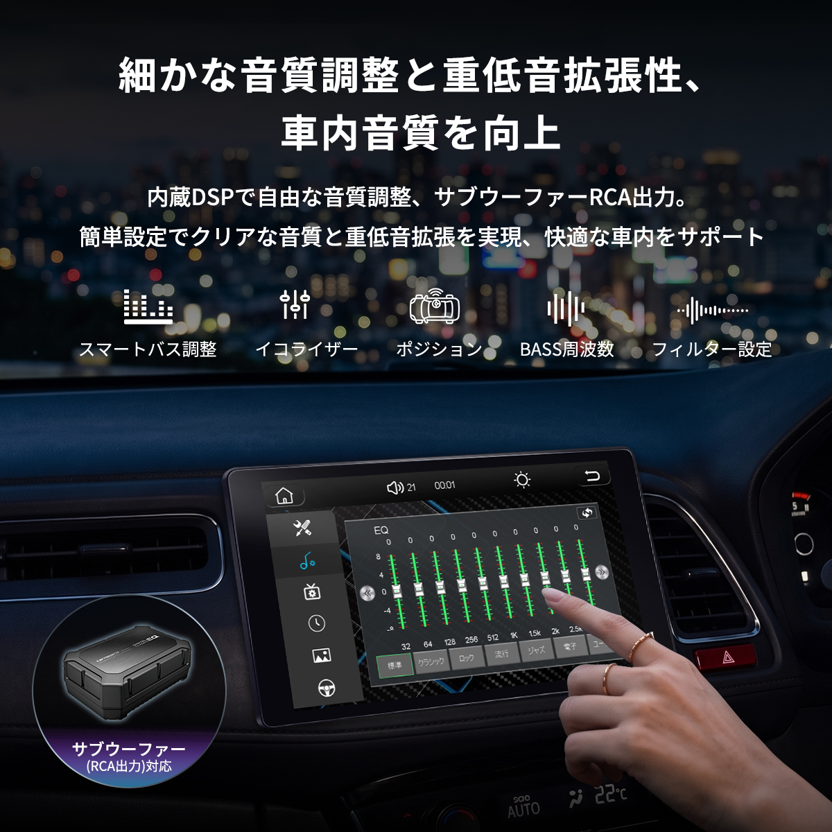 PORMIDO ディスプレイオーディオ 10.1インチ dvd cd 2din carplay カー