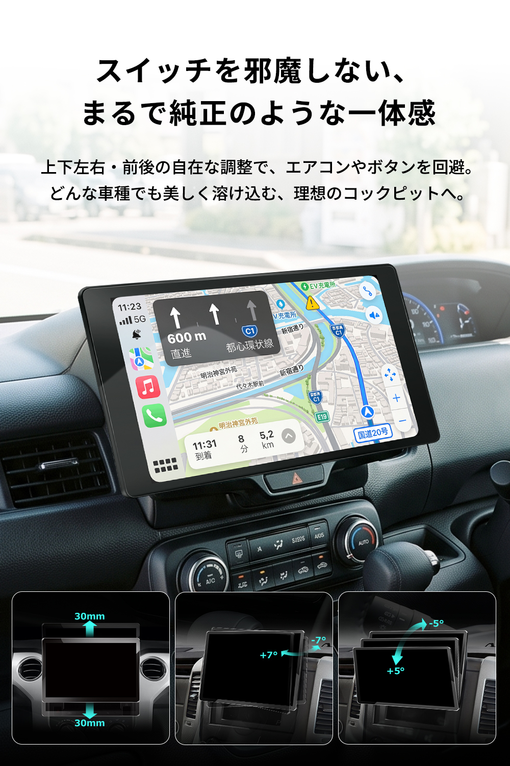 PORMIDO ディスプレイオーディオ 10.1インチ dvd cd 2din carplay カー