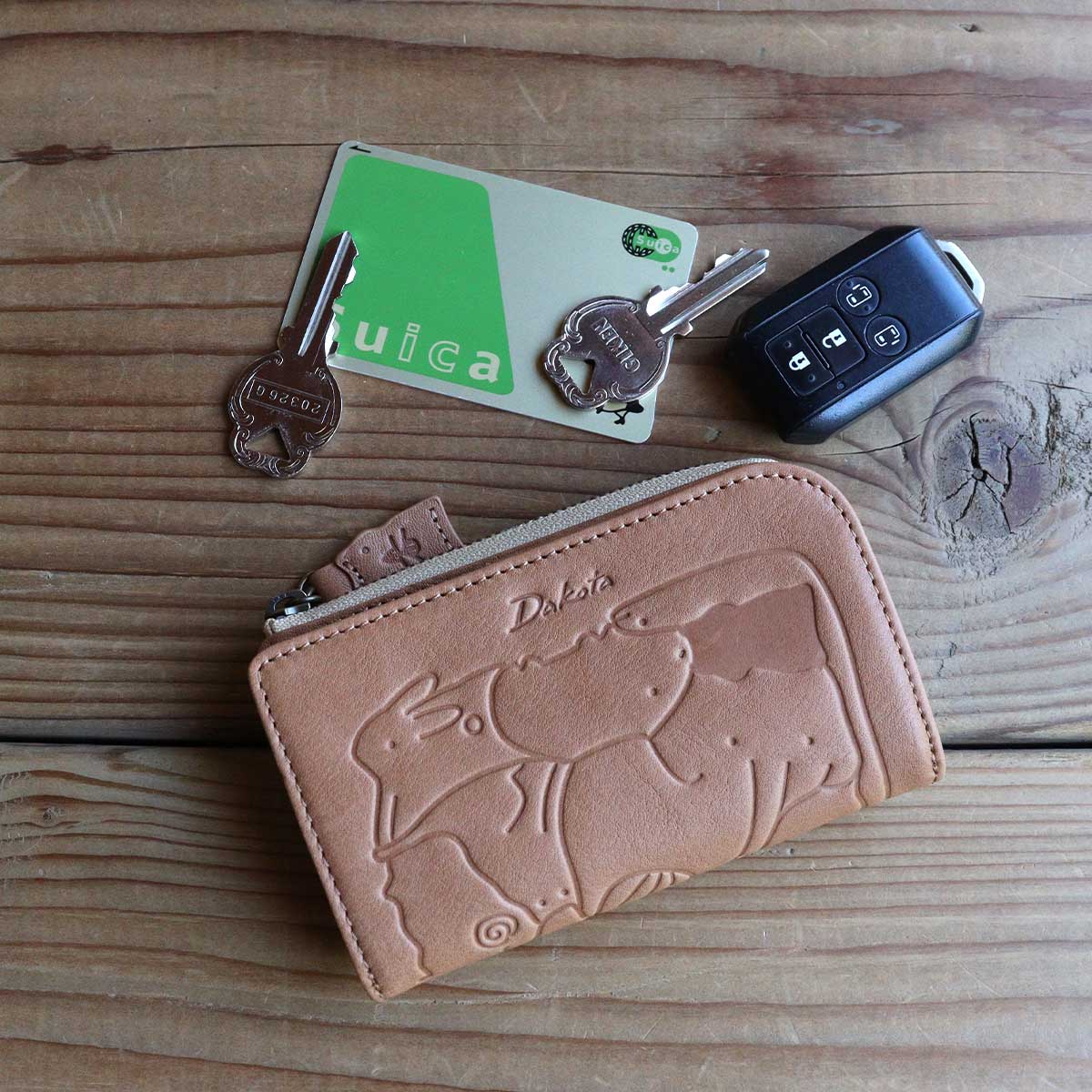 Dakota（ダコタ） キーケース 小銭入れ付き ミニ財布 かわいいアニマル 