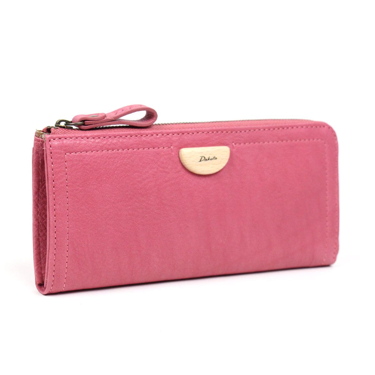 Dakota（ダコタ） L字ファスナー長財布 天然木 牛革 アーブル 0031364