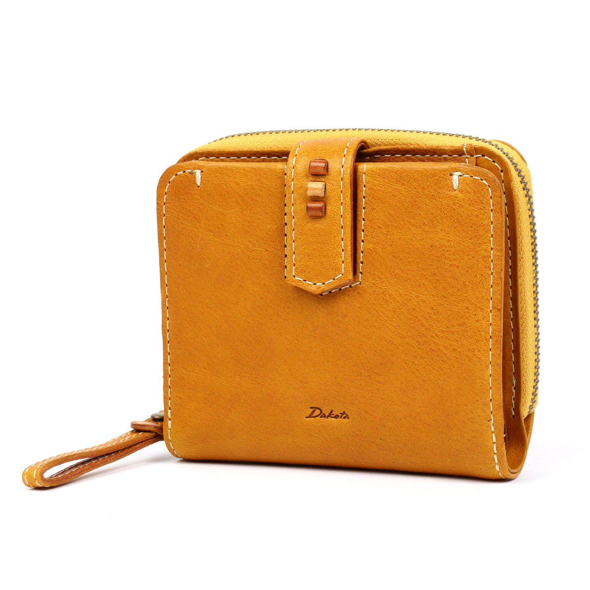 Dakota（ダコタ） 二つ折り財布 外付けラウンドファスナー小銭入れ