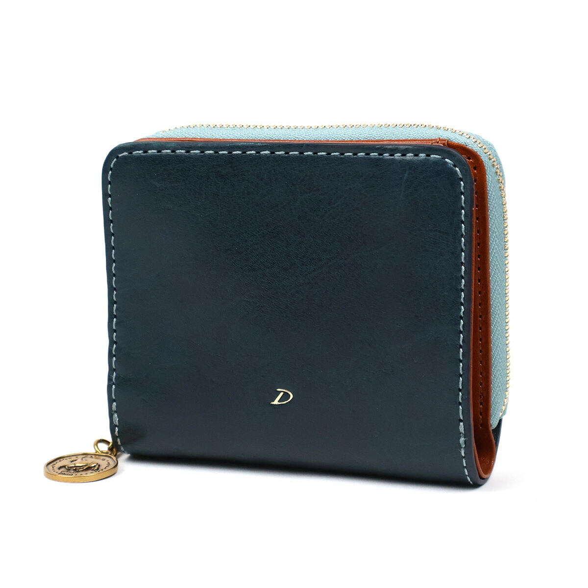 Dakota（ダコタ） 二つ折り財布 ラウンドファスナー小銭入れ 馬蹄 開運