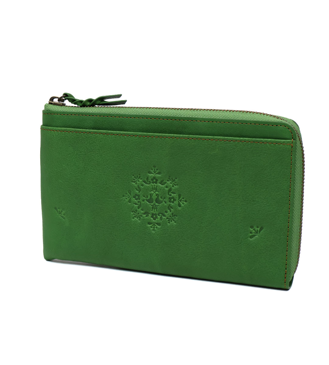 box21 Lファスナー長財布 通帳ケース マルチウォレット カード収納40枚