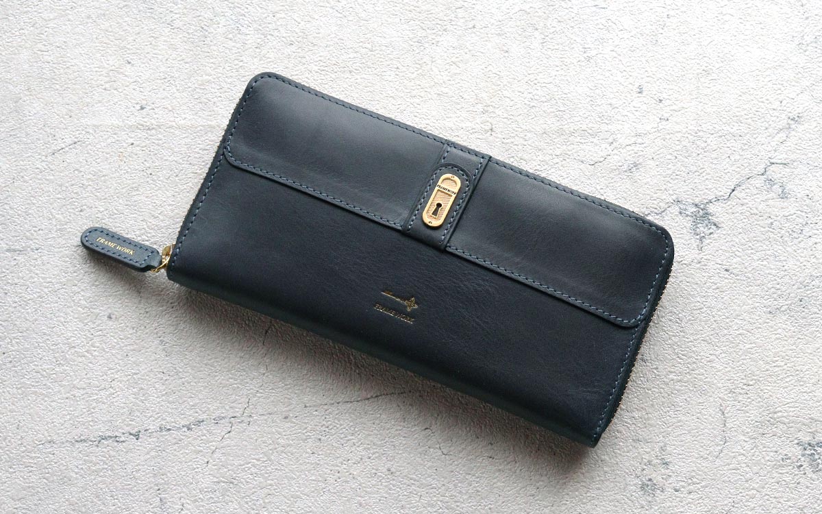 FRAMeWORK（フレームワーク） 財布 長財布 ラウンドファスナー