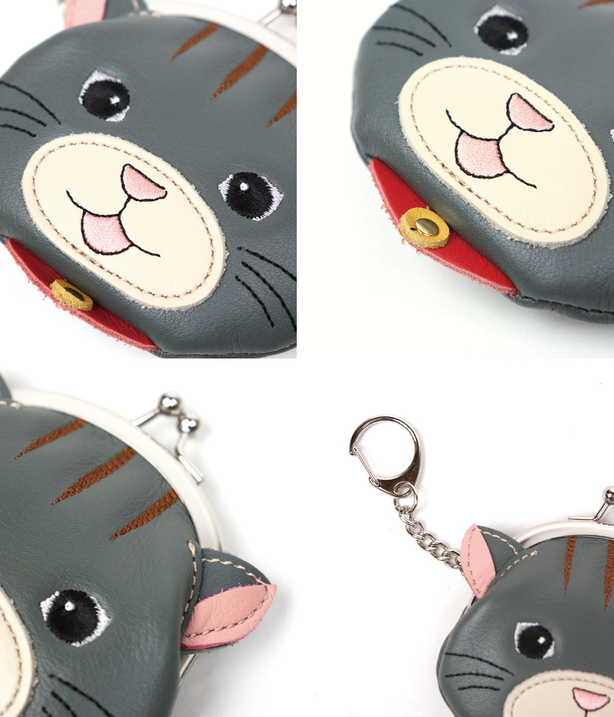 box21 がま口小銭入れ コインケース ネコ 猫 ボックス21