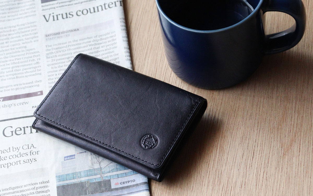 [未使用] BLACK LABEL  名刺入れ 名刺入れ 革 人気 Dakota BLACK LABEL ダコタ ブラックレーベル