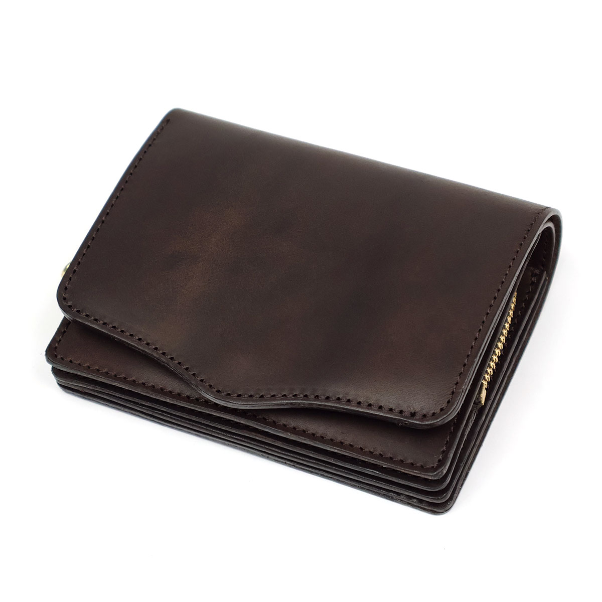 Dakota（ダコタ） 二つ折り財布 牛革 経年変化 バケッタレザー 植物性