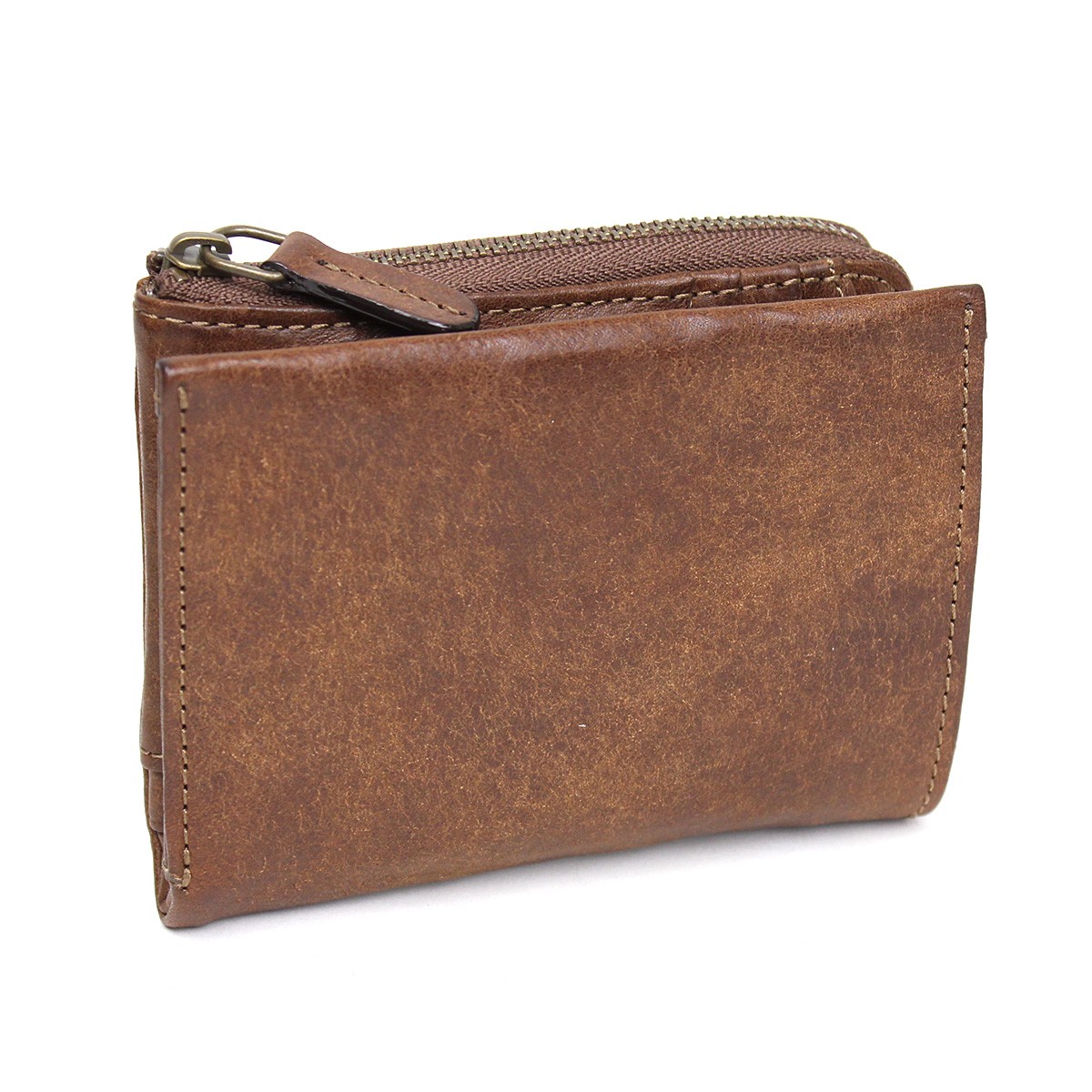 Dakota（ダコタ） L字ファスナー財布 二つ折り財布 イタリア製牛革 本