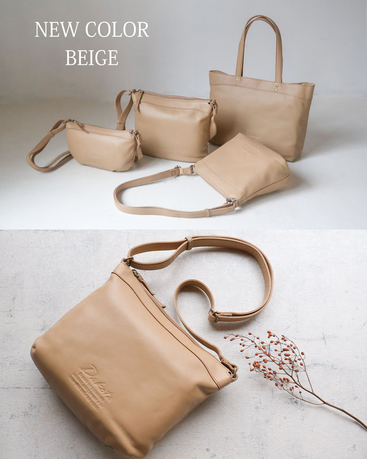 Dakota（ダコタ） ショルダーバッグ スクエア型 ジェントリー 牛革 本